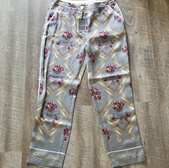 🚫SOLD Ⓜ️NWT TED BAKER ICE PALACE TROUSERS - Picture 4 of 7
